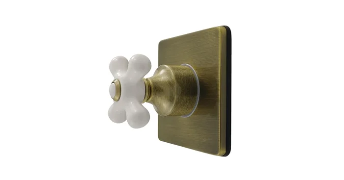 Kingston Brass Restoration Single Handle 6 Function Diverter Valve Trim – Less Valve