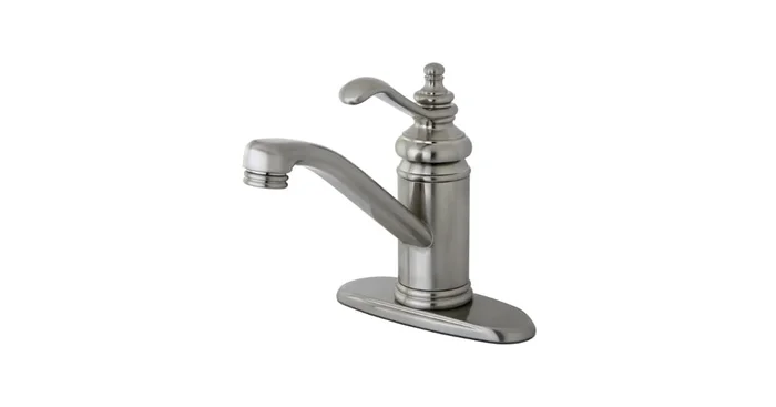 Kingston Brass Templeton 1.2 GPM Single Hole Bathroom Faucet with Pop-Up Drain Assembly