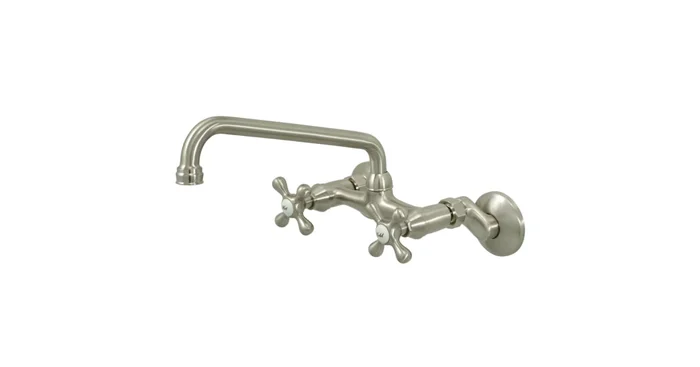 Kingston Brass Victorian 1.8 GPM Widespread Bridge Kitchen Faucet – Includes Escutcheon