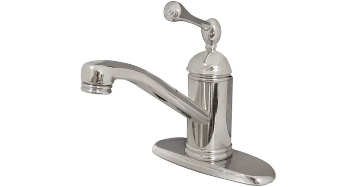 Kingston Brass Vintage 1.2 GPM Single Hole Bathroom Faucet with Pop-Up Drain Assembly