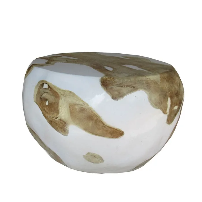 Kloot Freeform Teak and Resin Bunching Coffee Table