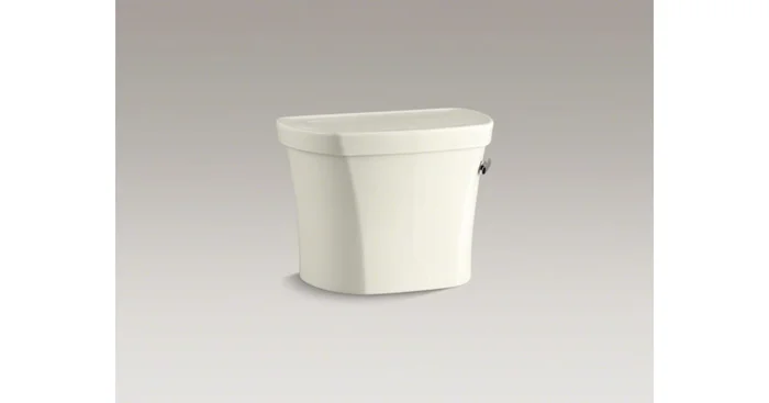 Kohler 1.28 GPF Tank with 14″ Rough In, Right Hand Trip Lever, Insuliner and Tank Cover Locks from the Wellworth Collection