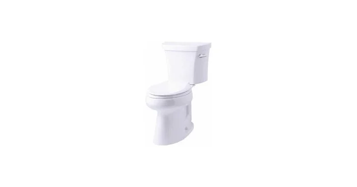 Kohler 1.28 GPF Two-Piece Comfort Height Elongated Toilet with 10″ Rough In and Right Hand Trip Lever from the Highline Collection