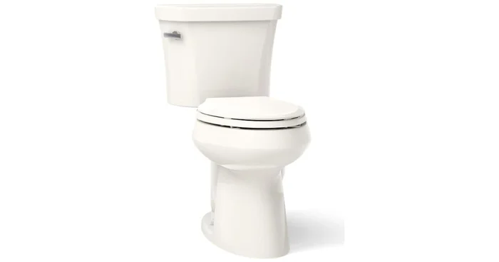 Kohler 1.28 GPF Two-Piece Comfort Height Elongated Toilet with 14″ Rough In from the Highline Collection – Less Seat
