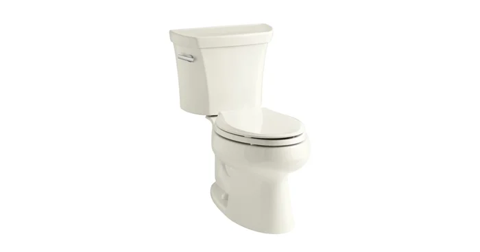Kohler 1.28 GPF Two-Piece Elongated Toilet with 12″ Rough In and Insuliner from the Wellworth Collection