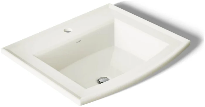 Kohler Archer 22-5/8″ Drop In Bathroom Sink with 1 Hole Drilled and Overflow