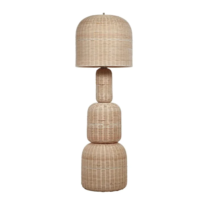 Kootu – Rattan Floor Lamp – Natural