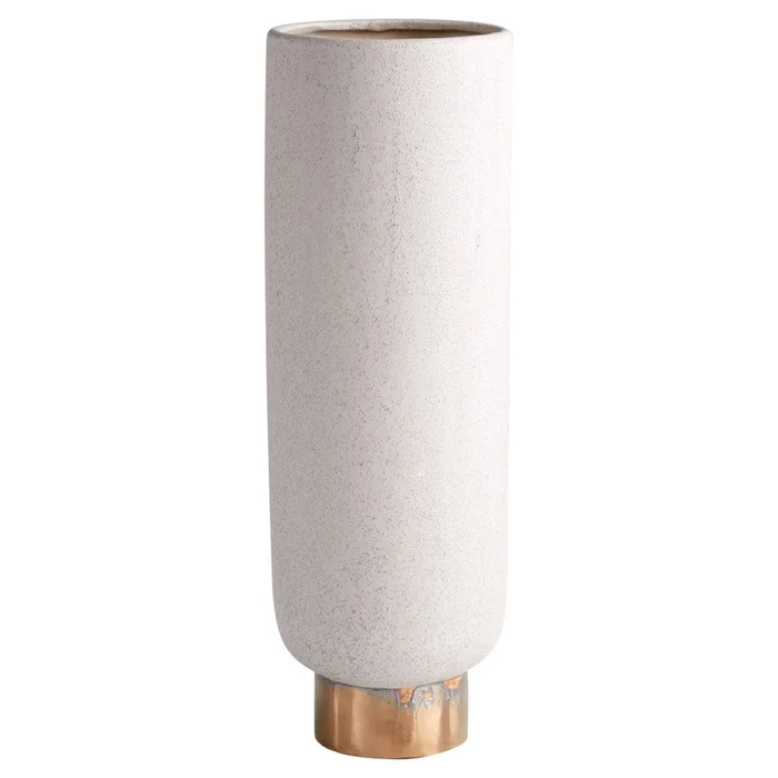Large Clayton Vase – Silver-Grey-Smoke