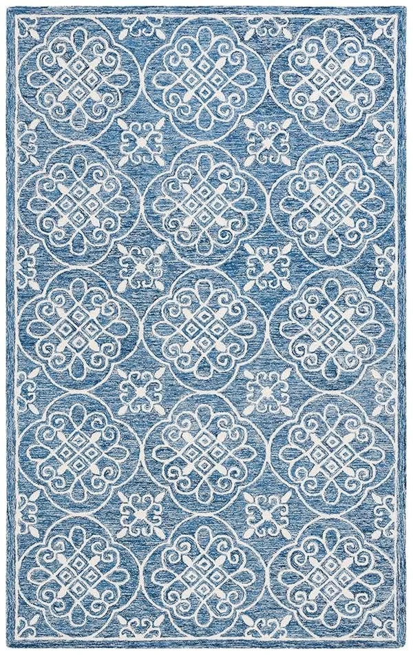 Lauren Ralph Lauren – 6945 Rug – 7 X 7 Square – Navy / Ivory