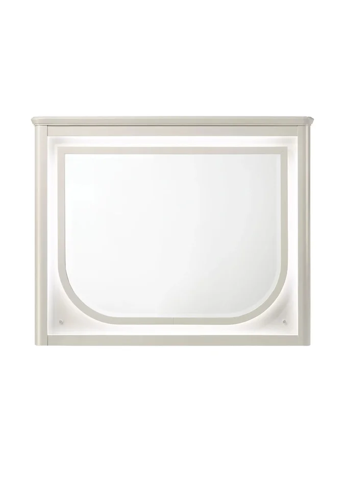 Laveda – Mirror With LED – White