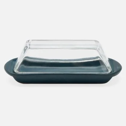 Lessie Butter Dish by Blue Pheasant