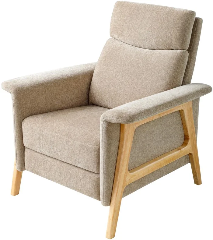 Livabliss – Scot Accent Chair – Medium Gray – Tan – OCS001-423638