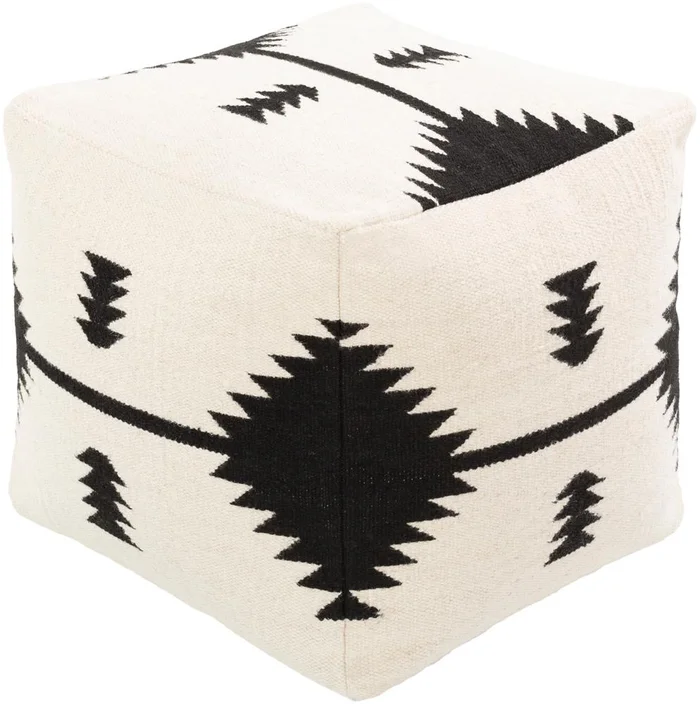 Livabliss – Shiprock Pouf – Cream – SOPF001-181818