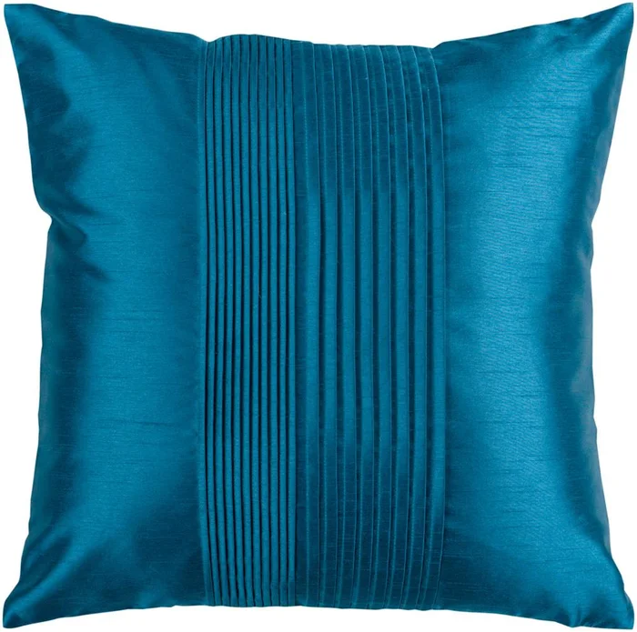 Livabliss – Solid Pleated 18inLx18inW Accent Pillow – Standard – HH024-1818