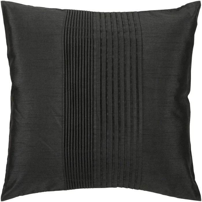 Livabliss – Solid Pleated 22inLx22inW Accent Pillow – With Poly Insert – HH027-2222P_CLOSEOUT