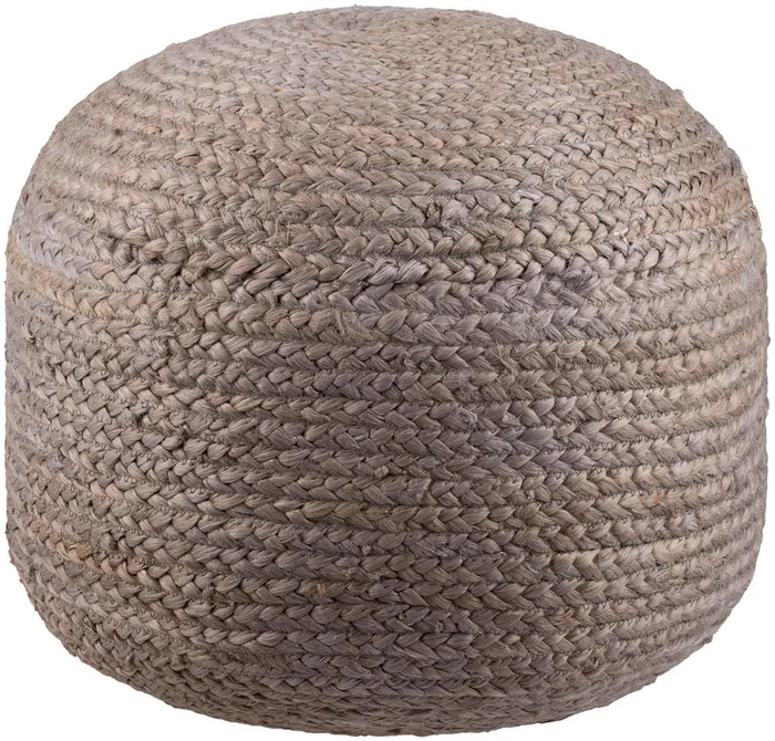 Livabliss – Tropics Pouf – Medium Gray – TPPF-004