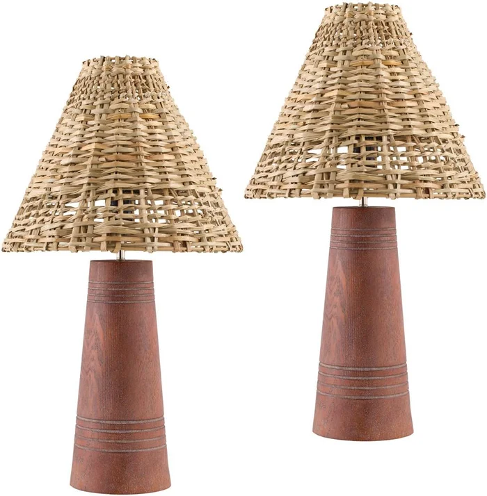 Livabliss – Trout Accent Table Lamp – Dark Brown – TRT001-SET