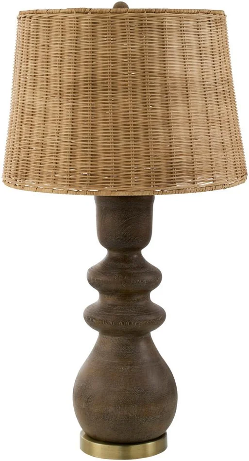 Livabliss – Vedruna Accent Table Lamp – Dark Brown – VDR-001
