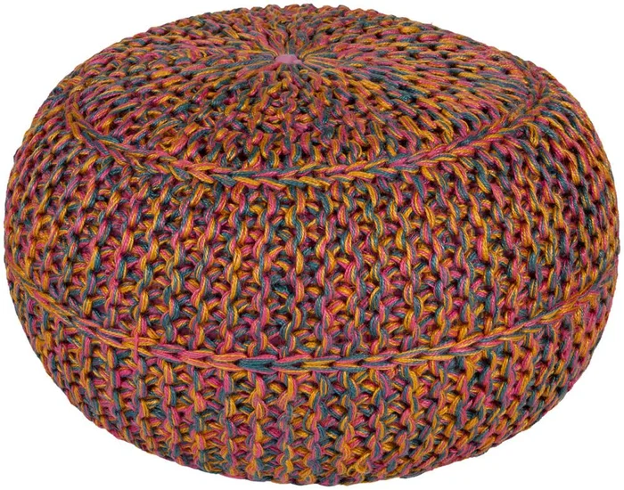Livabliss – Wisteria Pouf – Pink – WTPF-002