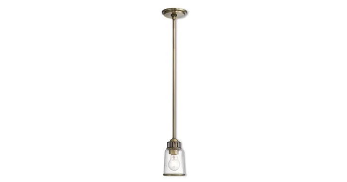 Livex Lighting Lawrenceville Single Light 5″ Wide Mini Pendant