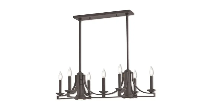 Livex Lighting Trumbull 2 Light 36″ Wide Chandelier