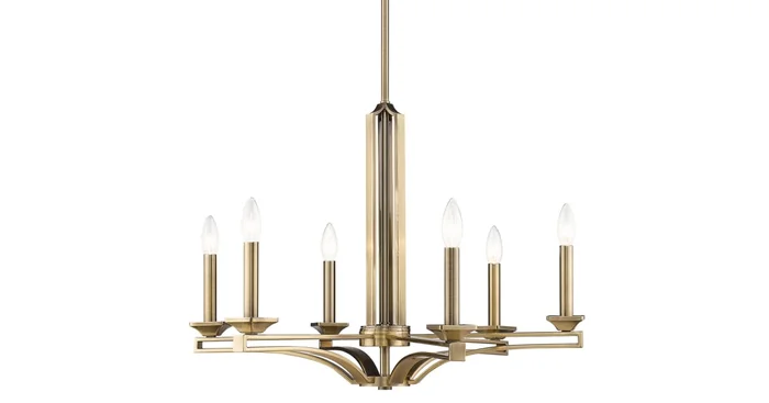 Livex Lighting Trumbull 6 Light 26″ Wide Chandelier