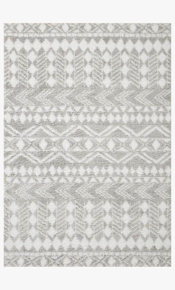 Loloi Bliss Shag BLS-05 Grey / White