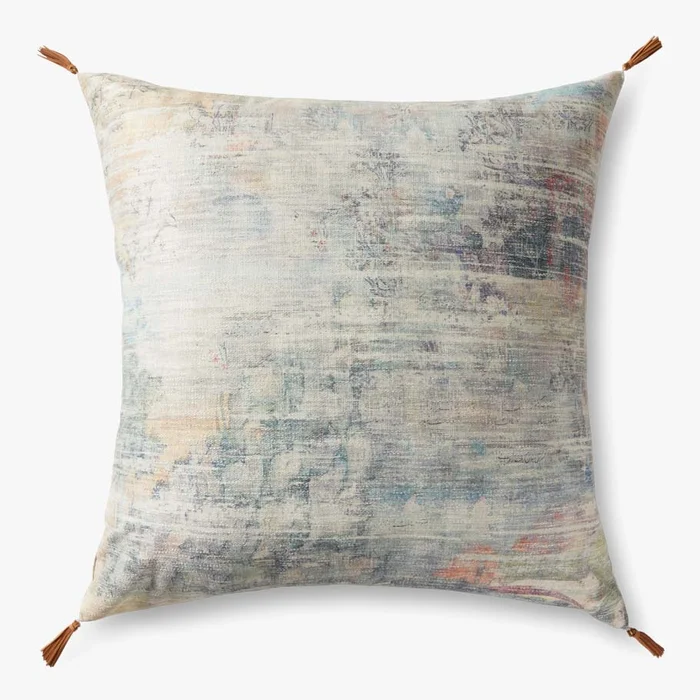 Loloi Floor Pillows LFP0015 Ivory / Multi