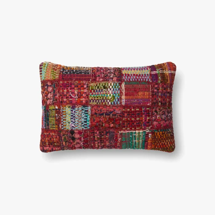 Loloi Pillows P0535 Red / Multi