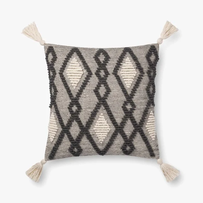 Loloi Pillows P0689 Grey