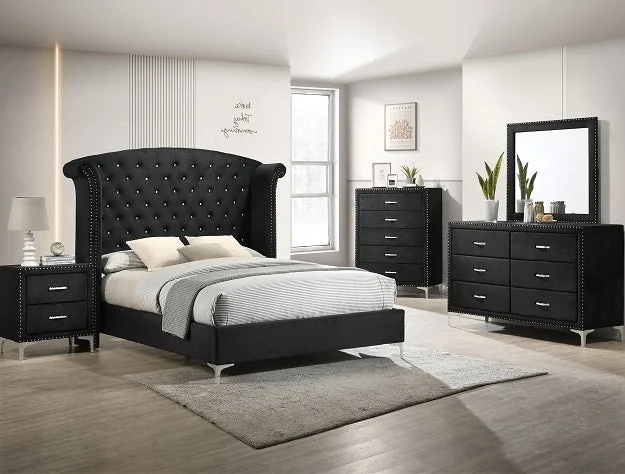 Lucinda Bedroom Set -Black