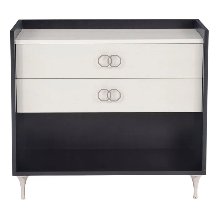 Luminara Nightstand Two Tone Finish 34″