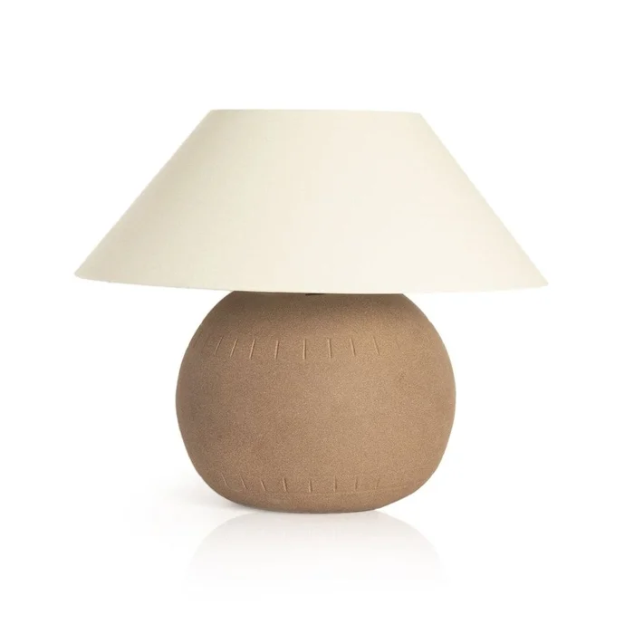 Lythian Table Lamp – Dark Sand