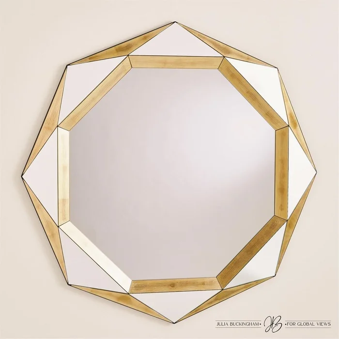 Madeleine Mirror – Gold Leaf
