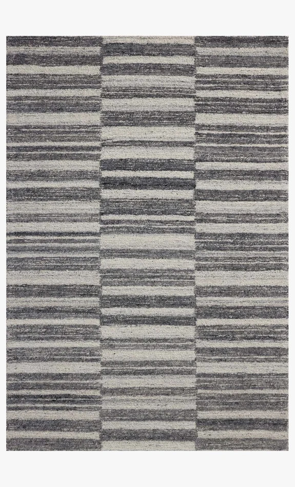 Magnolia Home by Joanna Gaines x Loloi Rae RAE-02 Charcoal / Mist