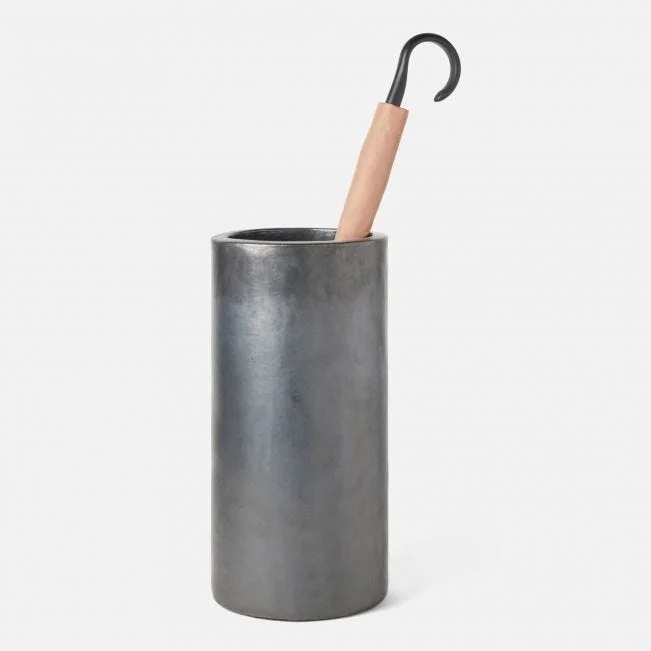 Maribo Anthracite Umbrella Stand 11″D x 23″H