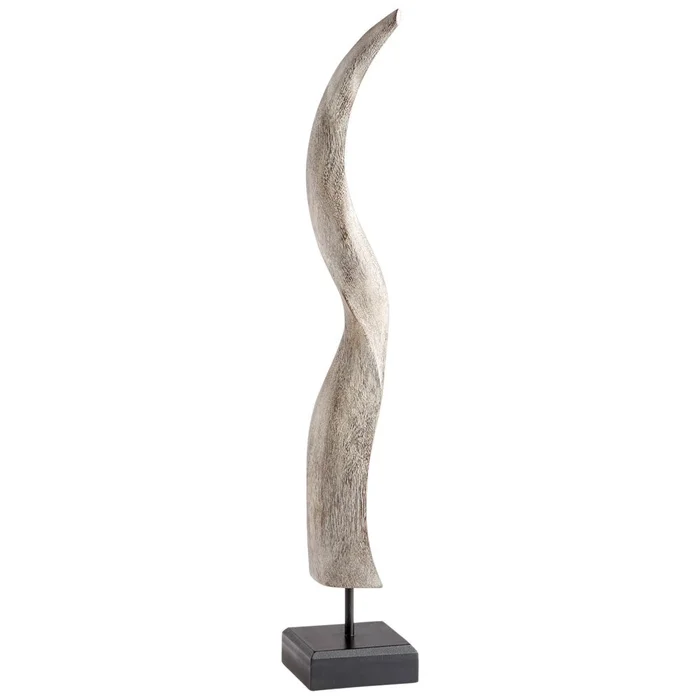 Markhor Sculpture – Silver-Grey-Smoke