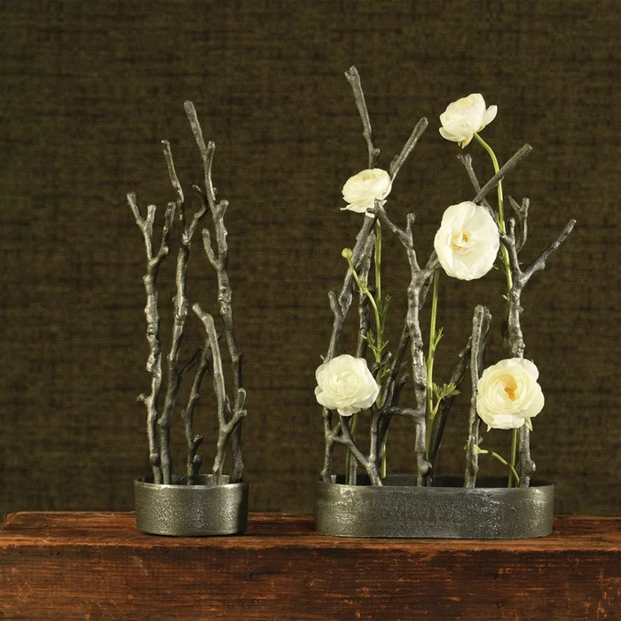 Metal Branches Sculpture By Homeroots