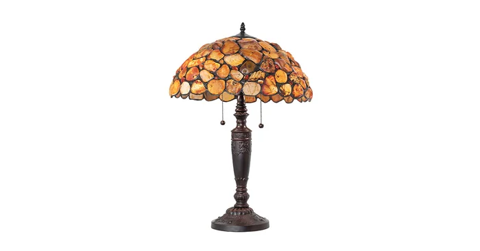 Meyda Tiffany Agata 2 Light 23″ Tall Buffet Table Lamp