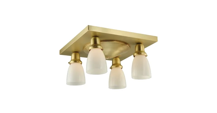 Meyda Tiffany Alcove 4 Light 21″ Wide Semi-Flush Ceiling Fixture