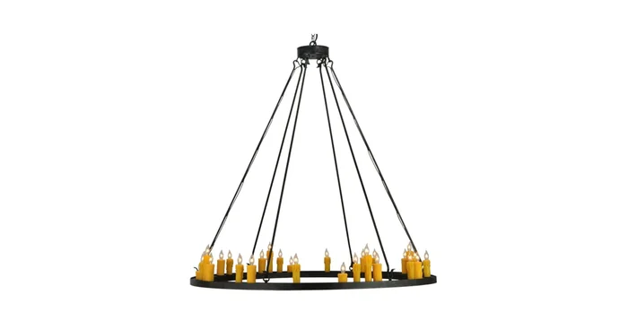 Meyda Tiffany Deina 28 Light 60″ Wide Taper Candle Style Chandelier