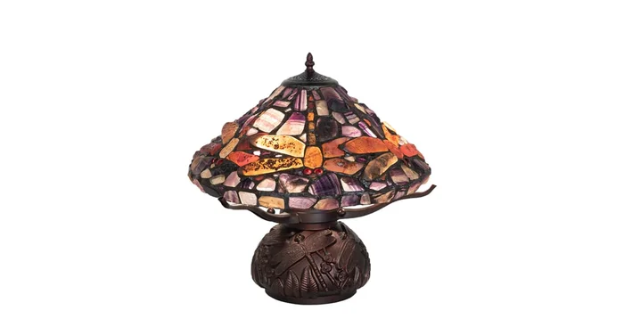 Meyda Tiffany Dragonfly Agata 3 Light 17″ Tall Buffet Table Lamp