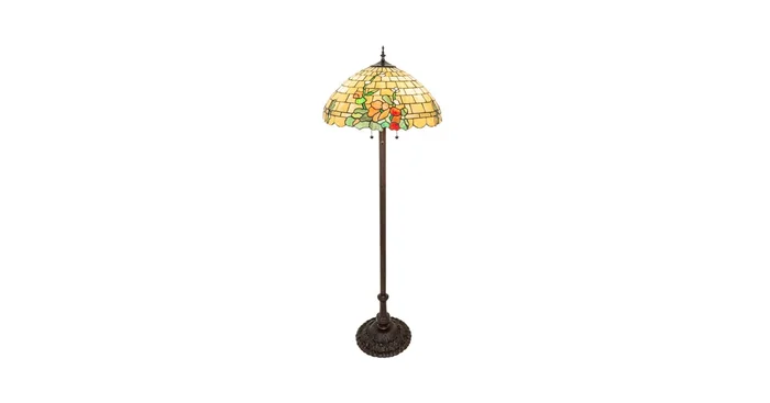Meyda Tiffany Duffner and Kimberly 3 Light 62″ Tall Buffet Floor Lamp