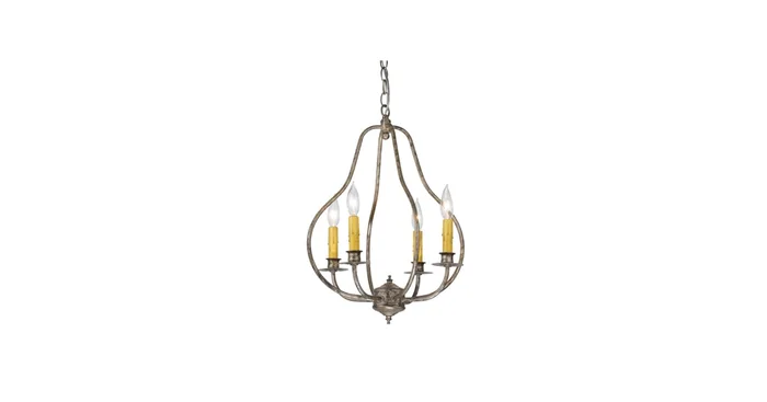 Meyda Tiffany Epare 4 Light 15″ Wide Taper Candle Pendant