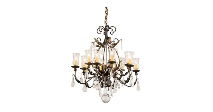 Meyda Tiffany French Elegance 12 Light 36″ Wide Crystal Chandelier