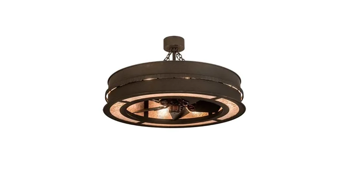 Meyda Tiffany Golden Forge 30″ 5 Blade Indoor Ceiling Fan