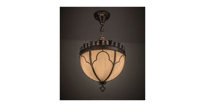 Meyda Tiffany Gothic 3 Light 14″ Wide Pendant