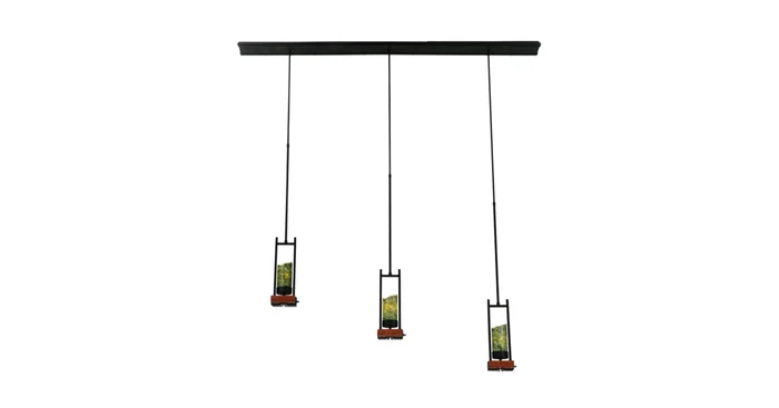 Meyda Tiffany Grand Terrace 3 Light 6″ Wide Pillar Candle Multi Light Pendant
