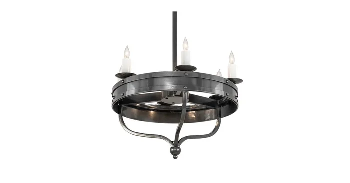 Meyda Tiffany Parnella 6 Light 30″ Wide Taper Candle Style Chandelier