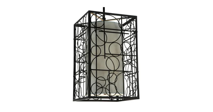 Meyda Tiffany Revival 15 Light 37″ Wide Cage Pendant